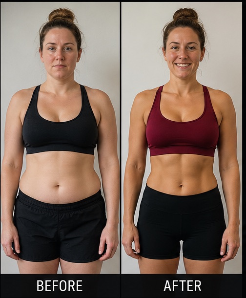 Claire B. — training progress (12-week programme)